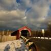 Paper Mill Covered Bridge.
(rebuilt in 2000)
North Bennington, VT.