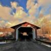 Henry Covered Bridge.
(frontal view)