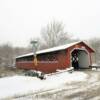 Henry Covered Bridge.
(winter snow)
Bennington, VT.