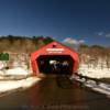 Taftsville Covered Bridge.
(frontal view)