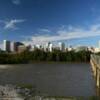 Richmond skyline.
James River south bank.