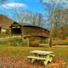 Humpback Covered Bridge~
(built in 1857)
Near Covington, VA.