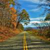 Beautiful fall scenery~
(Mile marker 68)
Along the Blue Ridge Parkway.