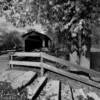Cedarburg Covered Bridge.
(black & white)