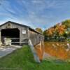 Twin Park Covered Bridge.
(south angle)
Mishicot, Wisconsin.
