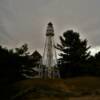 Close up view of the
Rawley Point Lighthouse.
Near Two Rivers, WI.