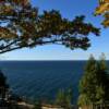 Door County's western shore.
Ellison Bluff.