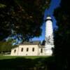 Cana Island Lighthouse.
Peek through the pines.


