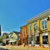 '1884'  JD Building & 
Water Street~
Shullsburg, Wisconsin.