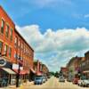 Platteville~
(Looking straight down Main St).