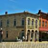 Baraboo, Wisconsin's
Ornate downtown buildings.
Town Square~