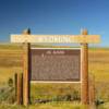 "Ice Slough" Historic Marker.
Near Jeffrey City, Wyoming.