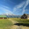 T.A. Moulton ranch house
and storage shed.
Grand Tetons, WY.