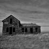 Austere old farm house.
Laramie County.