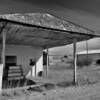 B&W perspective of this
long abandoned filling station.
Van Tassell.