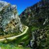 Backroad traversing the Bighorn Mountains-near Big Trails, Wyoming