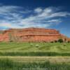 Another austere red bluff.
Near Ten Sleep, WY.