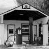 Vintage 1930's filling station.
Yoder, Wyoming.