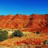 The "Red Cliffs"
near Alcova, Wyoming