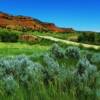 Beautiful backroad scenery-near Lysite, Wyoming