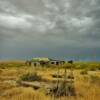 An example of many area ruins & remains dotted throughout Wyoming.
(25 miles north of Baggs).